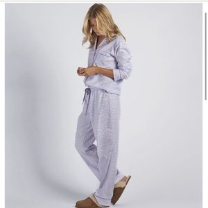 UGG AUSTRALIA WOMEN'S PJ SET RAVEN HOUNDSTOOTH PJ SET 100% COTTON